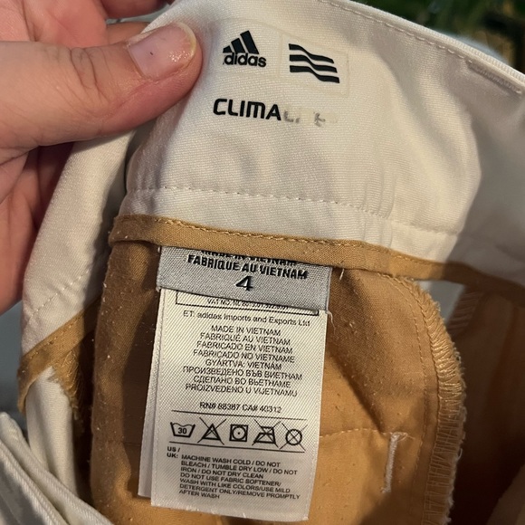 Adidas White Golf Shorts - Picture 4 of 4